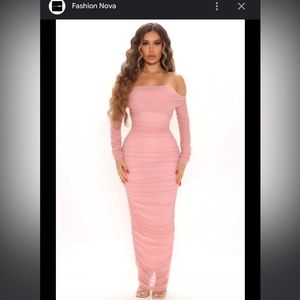 Pink Fashion Nova Dress S/M